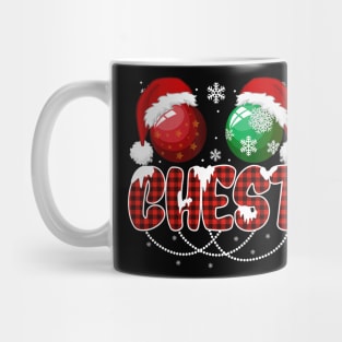 Funny Chest Nuts Couples Christmas Chestnuts Mug